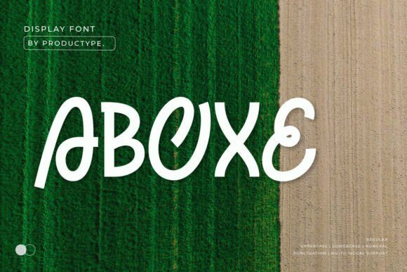 Aboxe: The Ultimate Summer Display Font