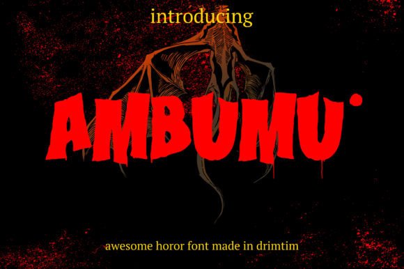 Ambumu: The Gothic-Modern Font for Edgy Design Projects