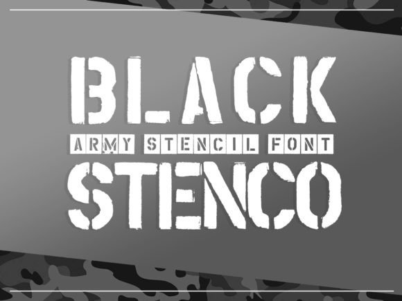 Black Stenco: A Bold Typography Guide