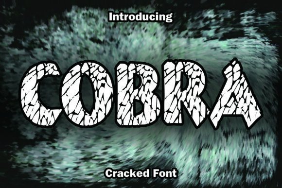 Cobra: The Rough-Edged Display Font That Commands Attention