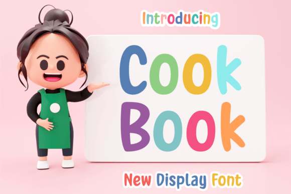 Cook Book: A Sweet and Friendly Display Font for Creative Projects