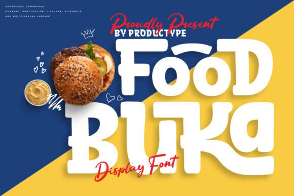 Food Buka: The Bold Typography Choice for Food Branding