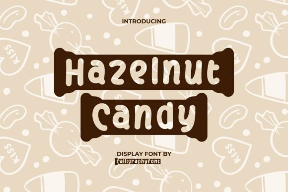 Hazelnut Candy: A Playful Display Font for Modern Branding
