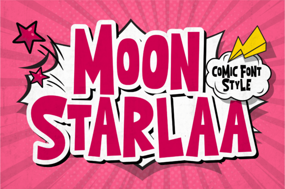 Moon Starlaa: A Dynamic Comic Font for Creative Projects