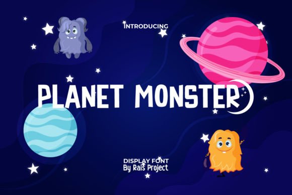 Planet Monster: The Playful Display Font That Brings Energy to Your Brand