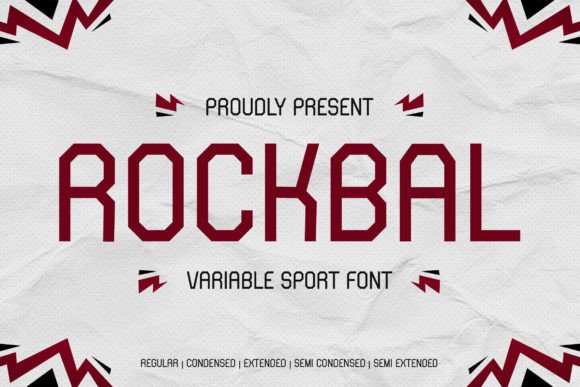 Rockbal: The Variable Sport Font Built for Motion and Impact