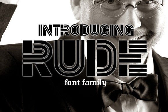 Rude Font Family: A Practical Evaluation for Design Projects