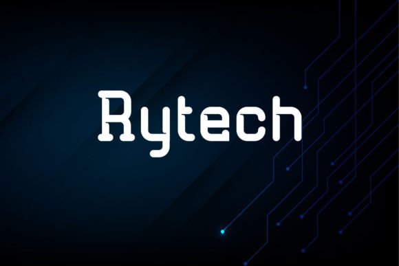 Rytech: The Modern Technology Font for Versatile Design Solutions