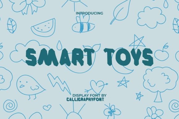 Smart Toys: A Playful Display Font for Creative Projects