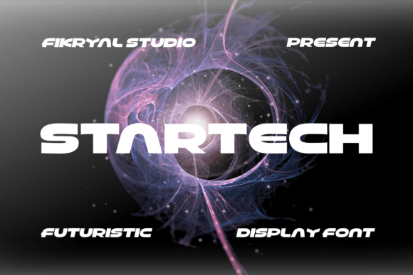Startech: A Futuristic Display Font for Modern Design