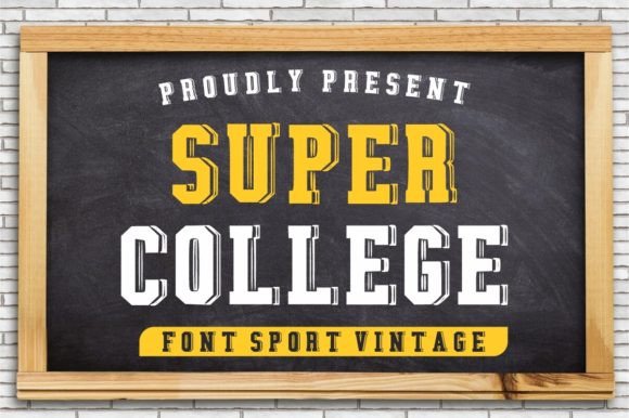 Super College: A Strategic Typography Choice for Bold Branding