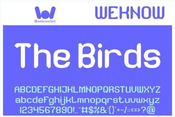 The Birds: A Sophisticatedly Quirky Display Font for Modern Design Workflows