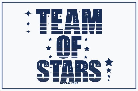 Unlocking Creativity with Team of Stars: The Perfect Display Font for Crafty Projects