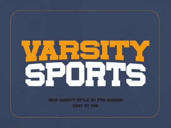 Varsity Sports: The Ultimate Font for Bold Branding